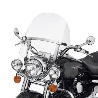 Road King H-D Detachables Windshield - 18 in. Clear