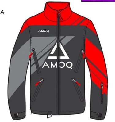 AMOQ Snowcross Takki Musta/Punainen