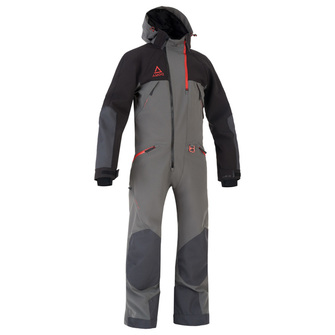 AMOQ Flex Monosuit Musta/Harmaa/Punainen