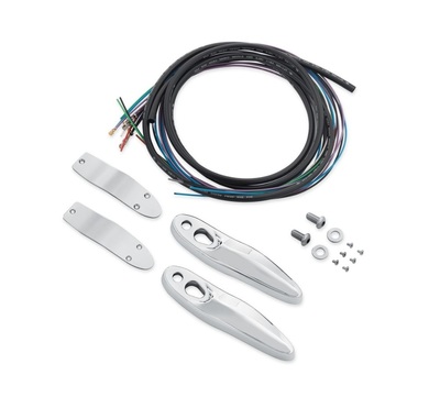 CHROME Licence Plate/Turn Signal Relocation Kit