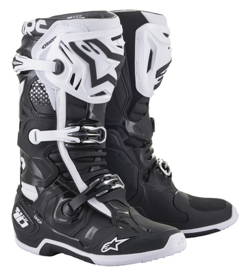 Alpinestars Ajosaapas Tech 10 Musta/Valkoinen