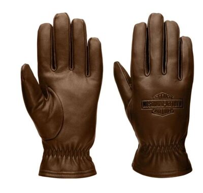 GLOVES-LEATHER,BROWN