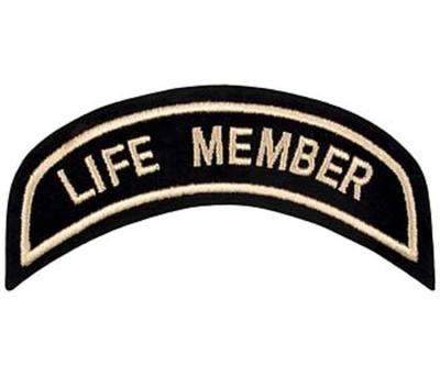 Small Life Member Patch