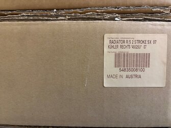 KTM RADIATOR R/S 2 STROKE SX 07, 54835008100