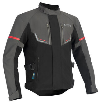 Lindstrands Tekstiilitakki Lomsen Harmaa/Musta