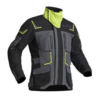 Linstrands Tekstiilitakki Myrvik Harmaa/Musta/Keltainen