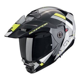 SCORPION Kypärä ADX-2 GALANE Harmaa-Musta-Neon Keltainen