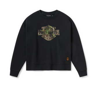 SWEATSHIRT-KNIT,REALTREE,BLACK