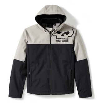 WILLIE G SKULL WATER REPELLENT SOFTSHELL JACKET