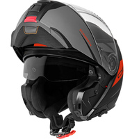 Schuberth Kypärä C5 Eclipse Antrasiitti Punainen