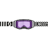 Scott Goggle Prospect Snow Cross racing black/white enhancer purple chrome