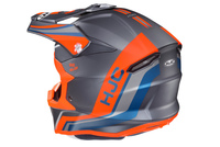 HJC Helmet I 50 Flux Blk/Orange MC6SF