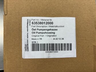 63538012000 OIL PUMPHOUSING