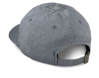 CAP-LOGO,FRAYED,GRY