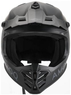 AMOQ Meteor V2 Junior MX kypärä Blackout