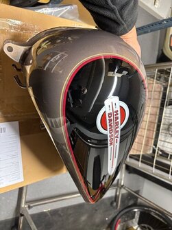 FUEL TANK,FLSTC/I,SMOKEY GOLD/BLACK W P/S 62207-04BJH