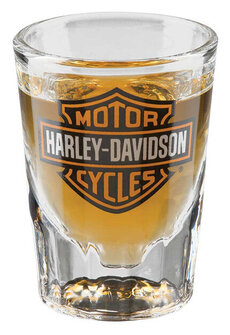H-D BAR & SHIELD SHOT GLASS