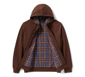 HODDIE-KNIT,BROWN
