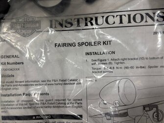 KIT,SPOILERS,FAIRING PATRIOT BLUE 57001042