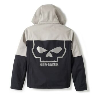 WILLIE G SKULL WATER REPELLENT SOFTSHELL JACKET