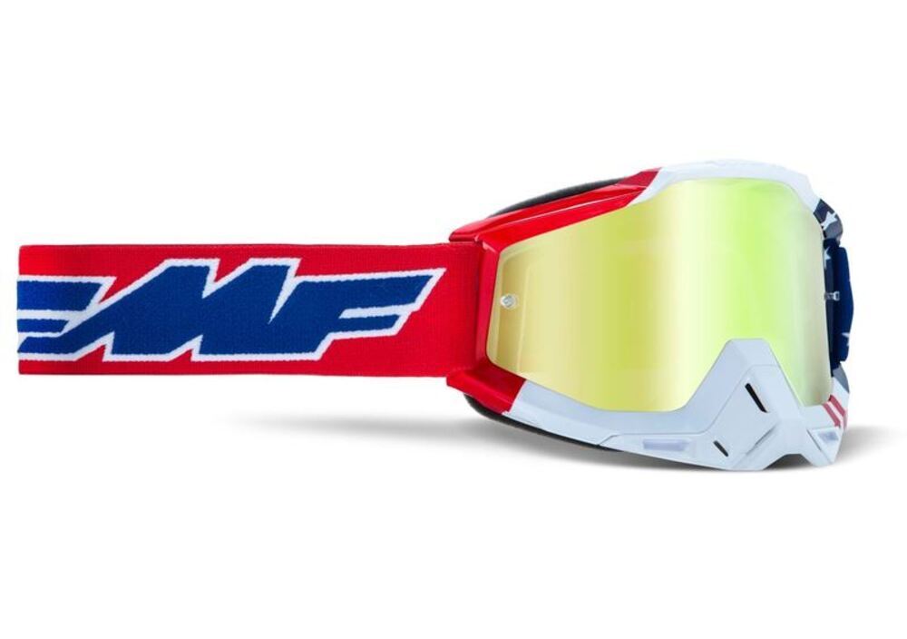 FMF POWERBOMB Goggle US of A - True Gold Linssi
