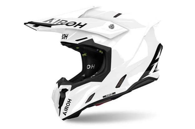 Airoh Kypärä Twist 3 valkoinen kiiltävä