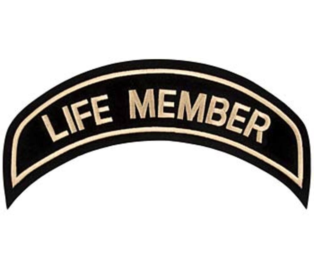 Large Life Member Patch