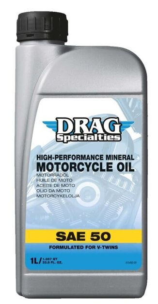 Drag Specialties SAE50 Mineraali öljy