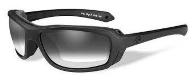 HD RAGE-X  Light Adjusting Grey lens / Matte Black frame