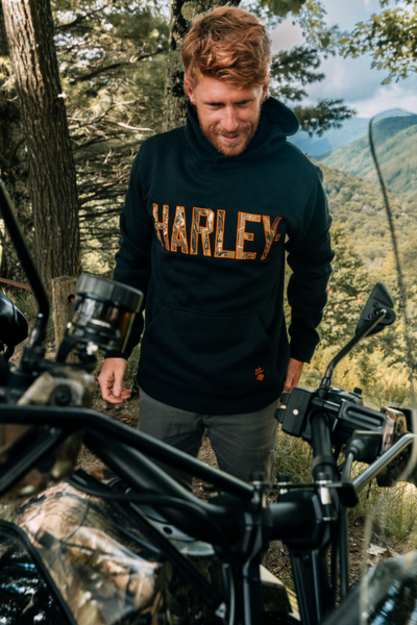 HOODIE-KNIT,REALTREE,BLACK