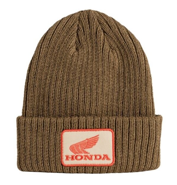 Honda Heritage Patch Beanie pipo Sand