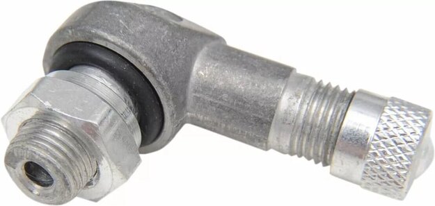 K&L 90° Kulma alumiiniventtiili hopea 8mm