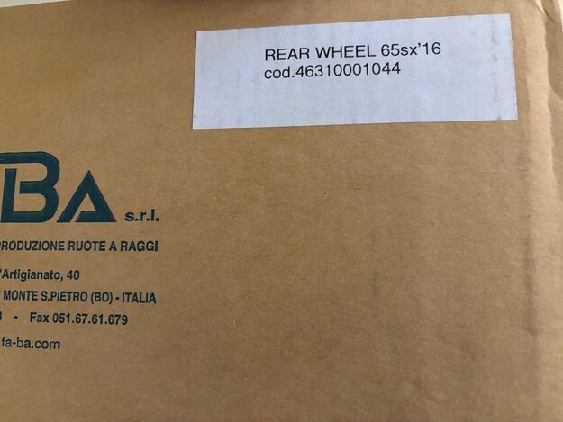 KTM REAR WHEEL CPL. 1,6X12