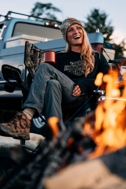 SWEATSHIRT-KNIT,REALTREE,BLACK