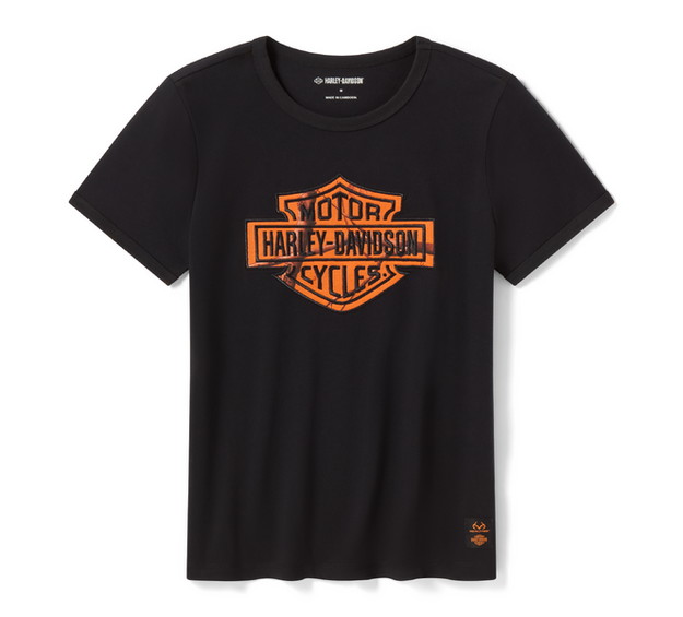 TEE-KNIT,REALTREE,BLACK