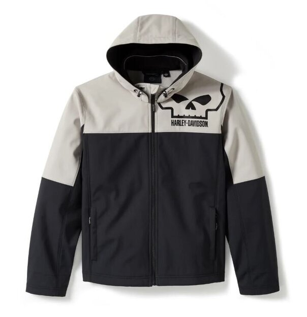 WILLIE G SKULL WATER REPELLENT SOFTSHELL JACKET